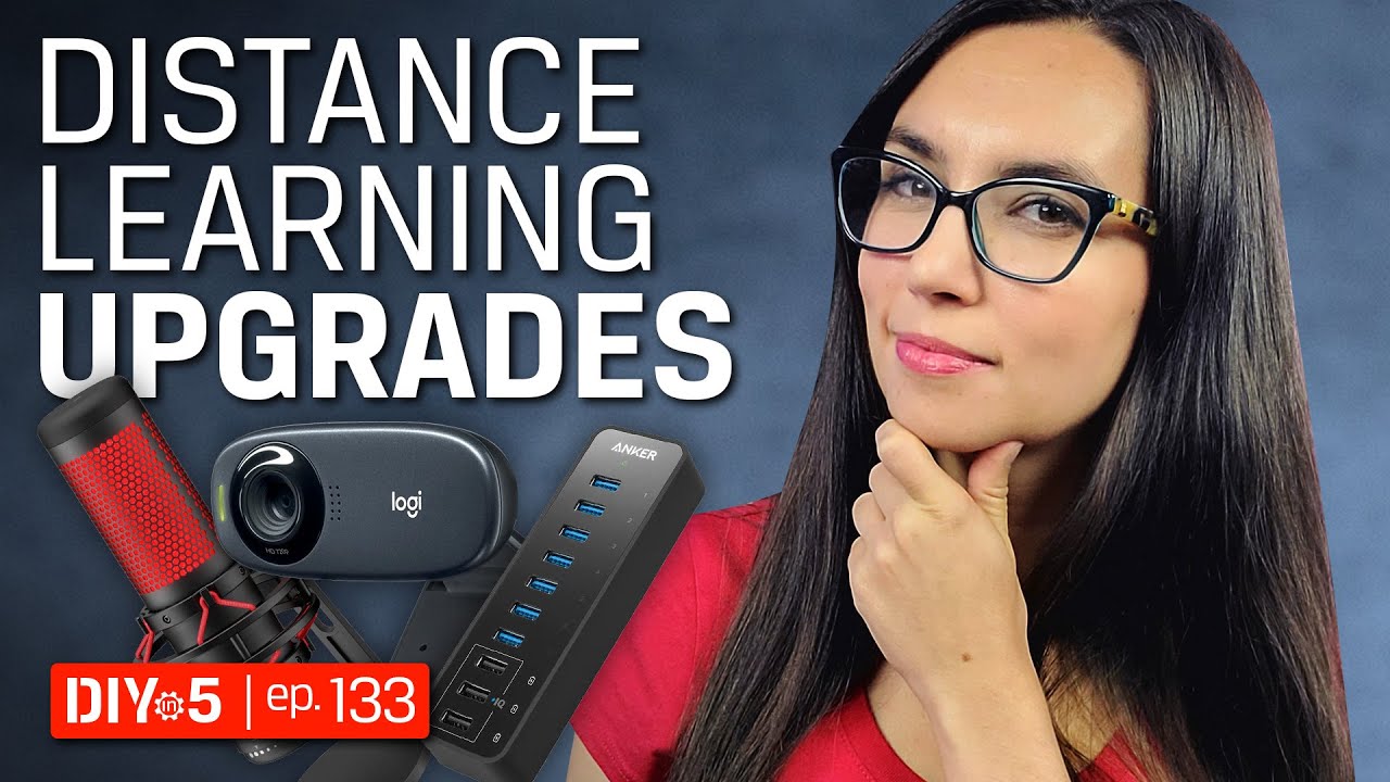 Distance Learning Upgrades for your Laptop 💻 DIY in 5 Ep 133