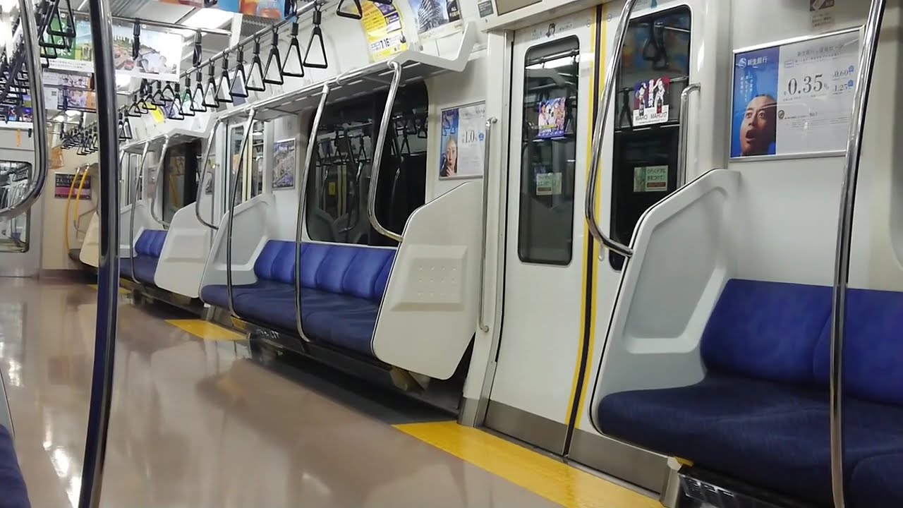 「ひと駅だけ」の定期列車 JR京葉線E233系 車内走行シーン【幕張豊砂開業前】