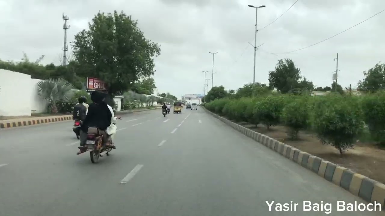 Road trip to airport via Lyari Expressway (29-07-2023)