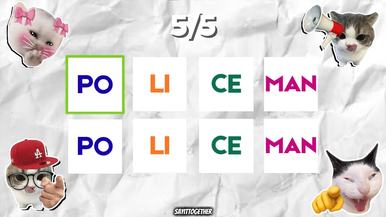 Say The Word On Beat | Challenge | Level 1 - 3 | Easy To Insane Six Seven Edition