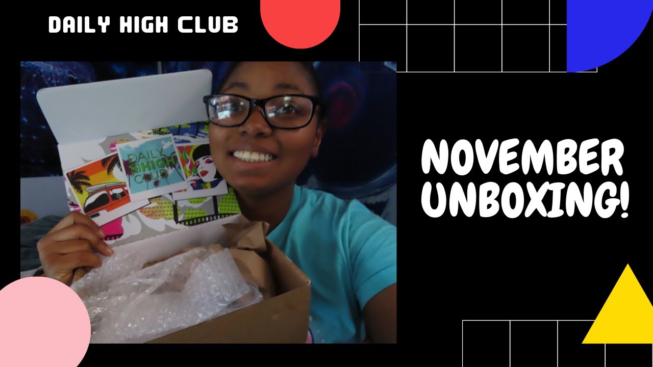 DAILY HIGH CLUB November 2021 Unboxing!!!!!!