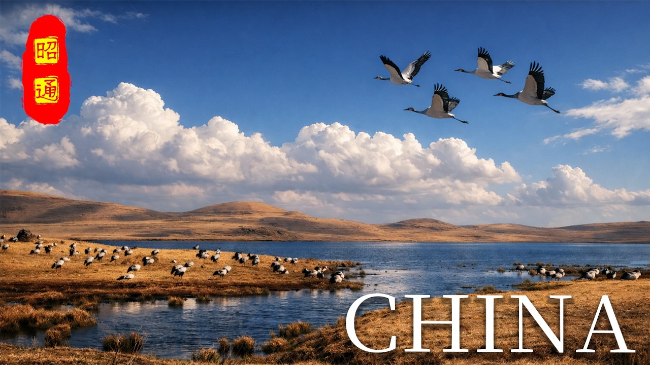 I came here specifically to see the black-necked cranes and the magnificent cliffs | Zhaotong, China