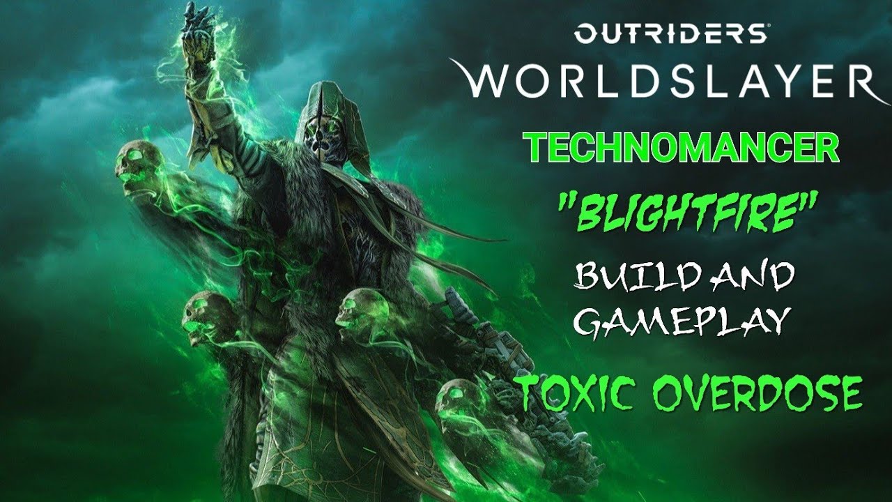 Outriders Worldslayer: Technomancer, "Flame Leper" Build & Gameplay!! "STRONGEST DOT DAMAGE??!"