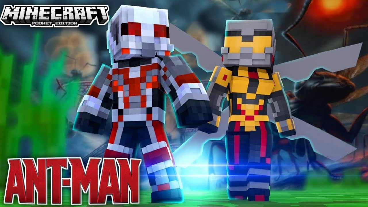 ✓Ant man Addon for Mcpe mod | Ant man mod for Minecraft bedrock edition