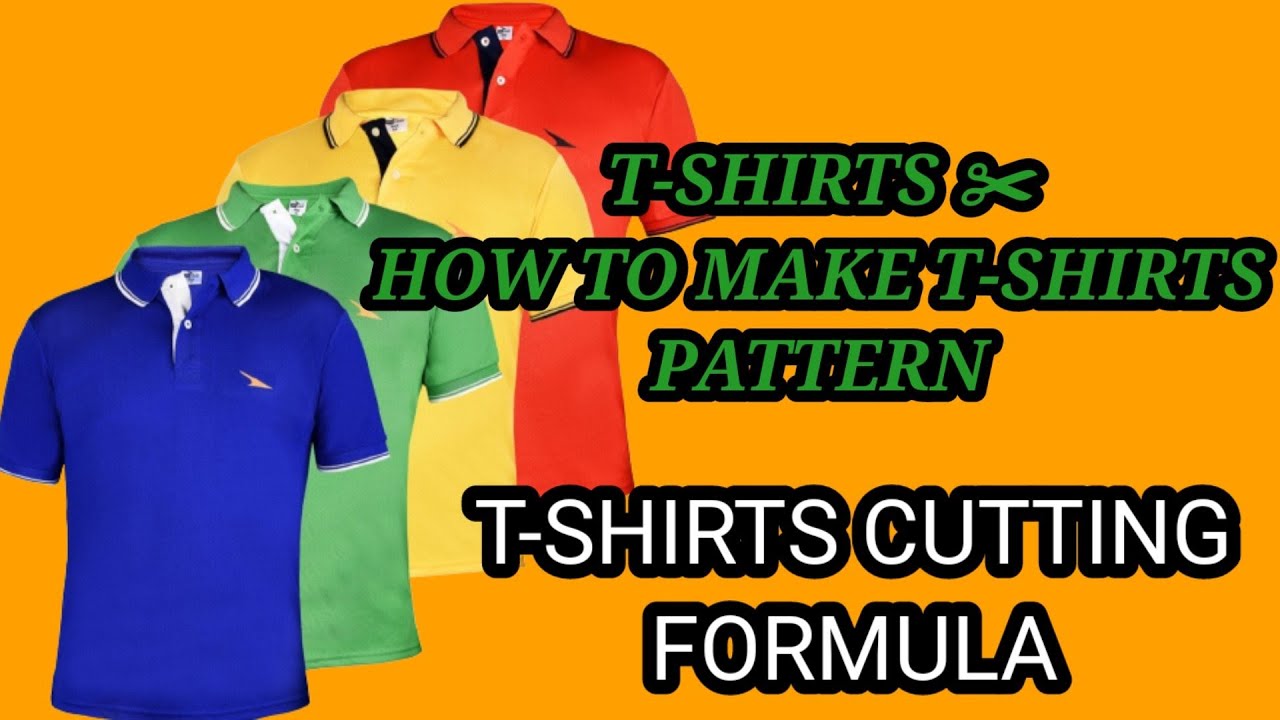 T-SHIRT PATTERN CUTTING KARNE KA TARIKA||T-SHIRT CUTTING KARNA SIKHE||AZAD SPORTS