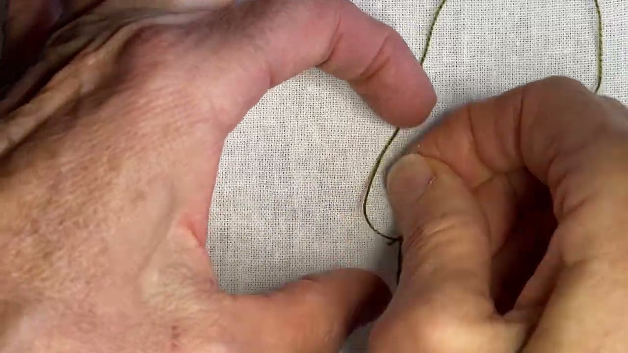 Spine Chain Stitch Right and Left Handed