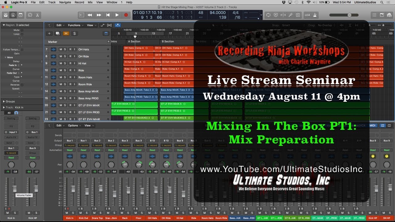 Mixing In The Box PT1: Mix Preparation