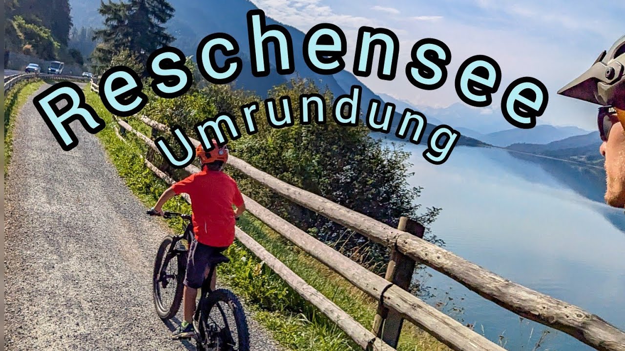 Fahrrad - Tour -Reschensee - Haidersee