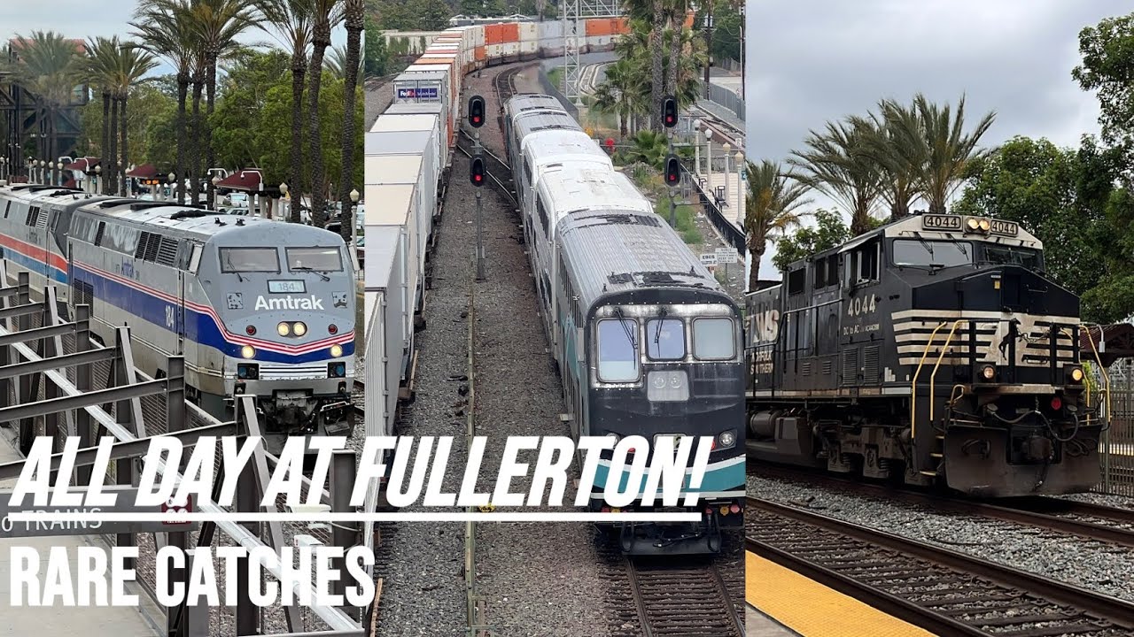 [HD] ALL DAY Railfanning Fullerton | ft. IEOC Reroutes, Heritage Units 5/28/2022