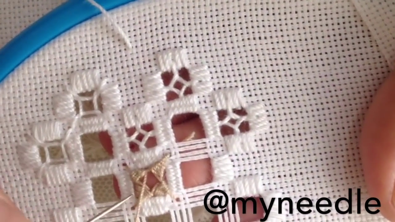 Hardanger embroidery.