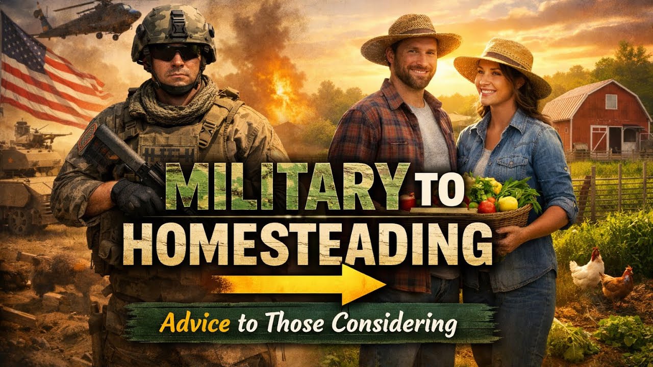 Military to homesteading (advice for those considering) 