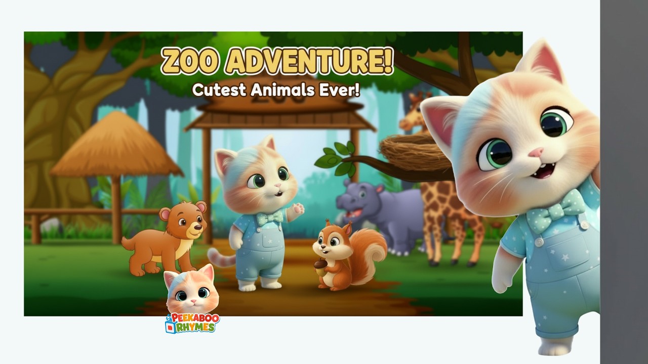 Learn Animals l Animals For Kids l Animals Song l Nursery Rhymes l Peekaboo Rhymes