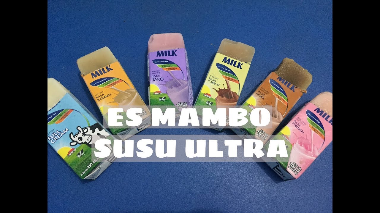 Buat Es Mambo dari Susu Ultra All Variant Rasa