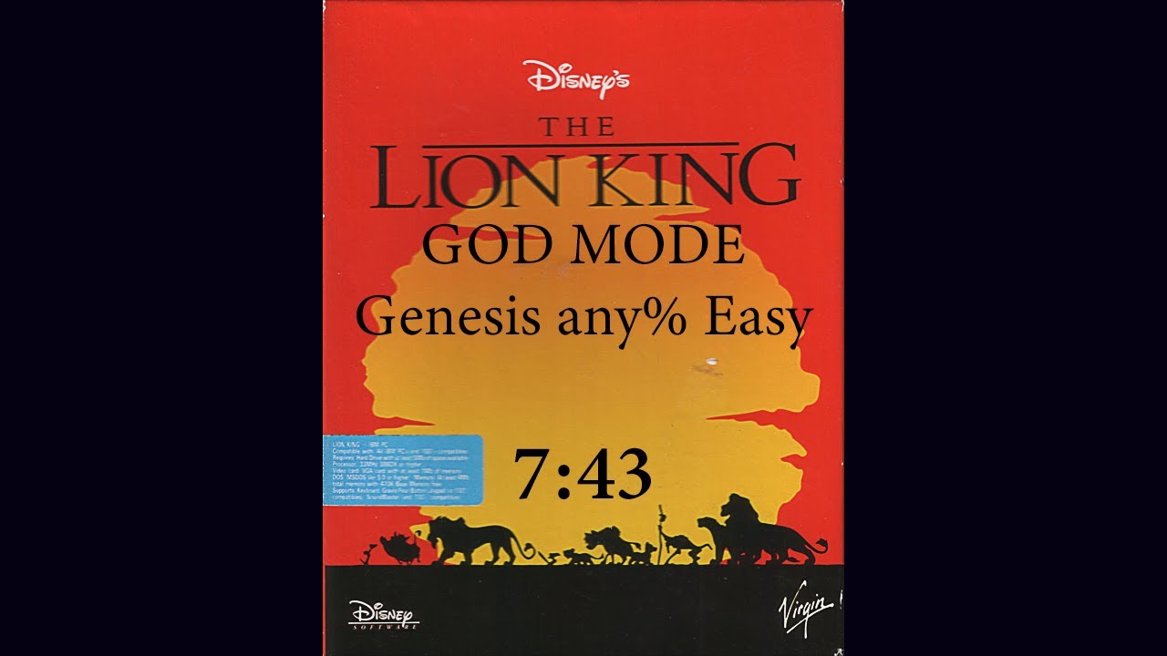 The Lion King (Genesis) God Mode 7:43