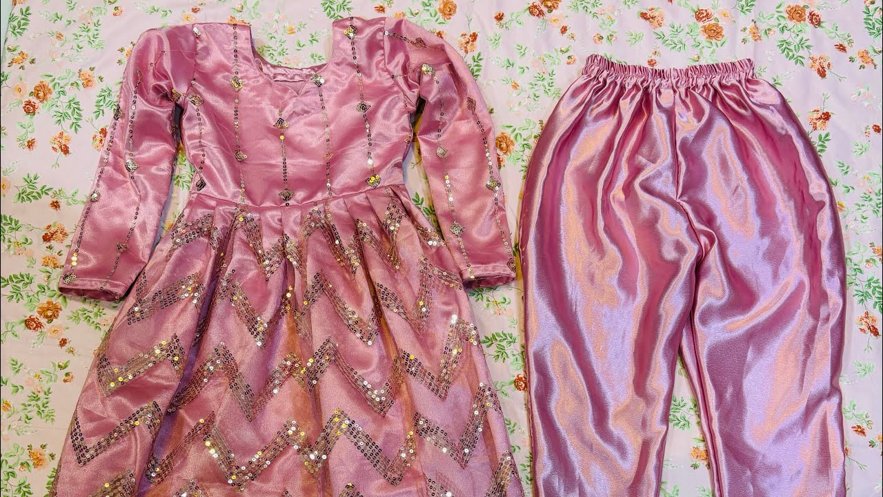 Eid 🌙 outfit Naira Cut Dress Cutting & Stitching | 10–11 Years Girl | Step by Step easy way