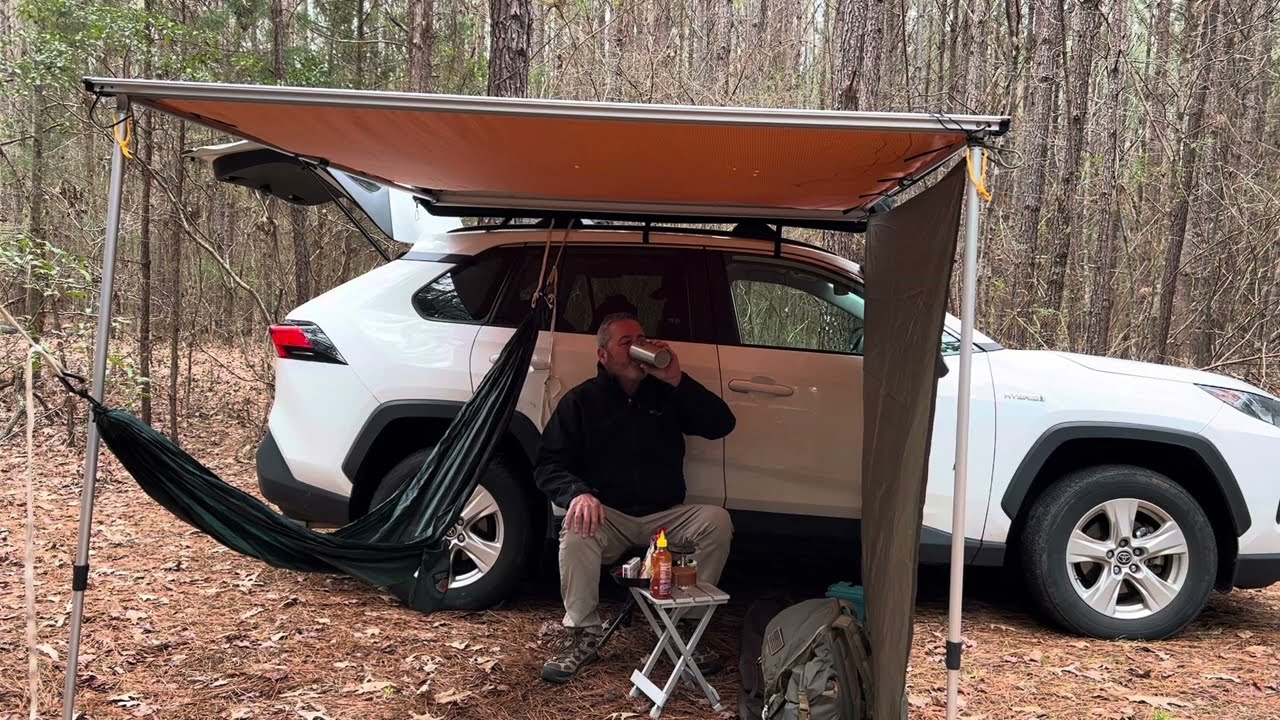 CAMP COOKING | COLD HANDLE SKILLET - Udon Noodles and Smoked Trout