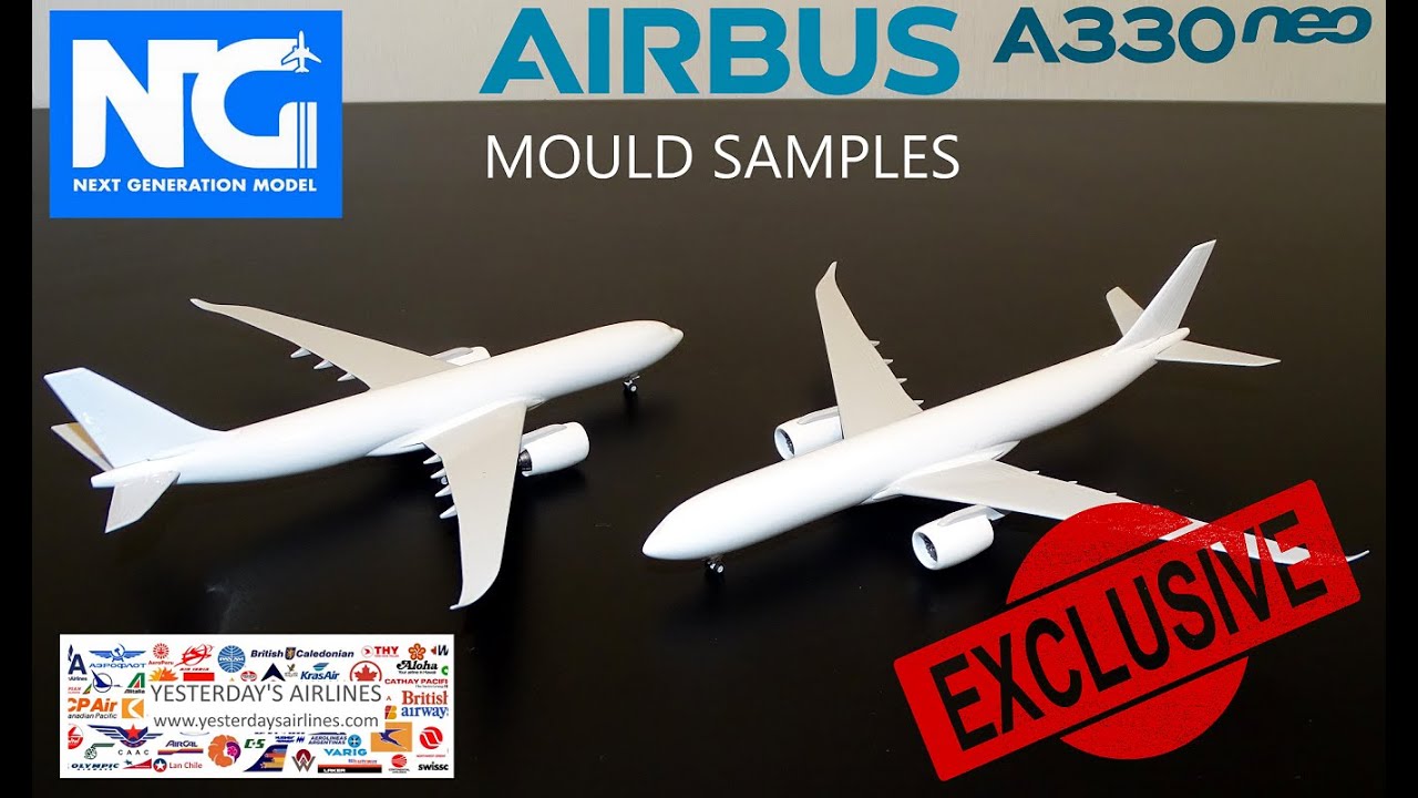 EXCLUSIVE: New NG Models Airbus A330neo 400 Scale Sample Mould Review