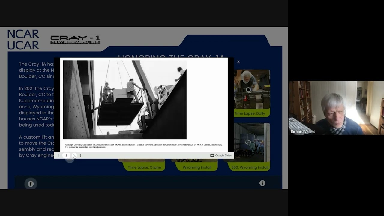 Part 2:  Cray 1A History Discussion, Early History