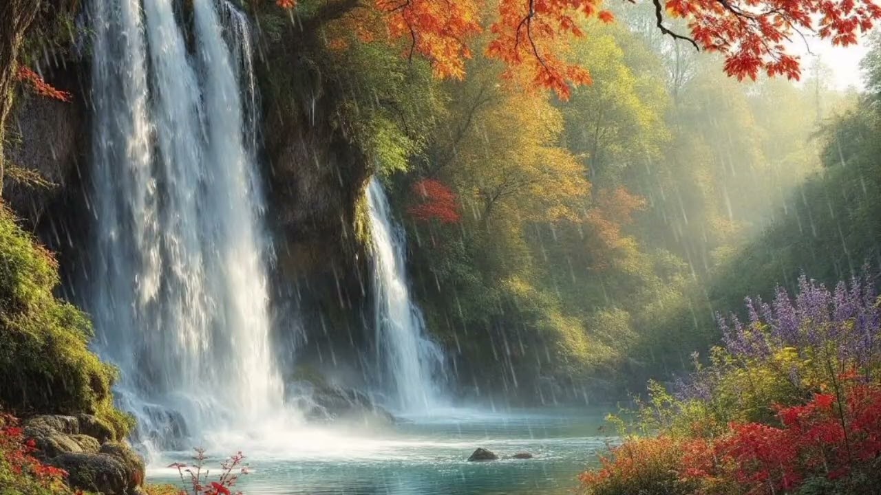 Mother NATURE healing WHITE NOISE RAIN for  sleeping relax