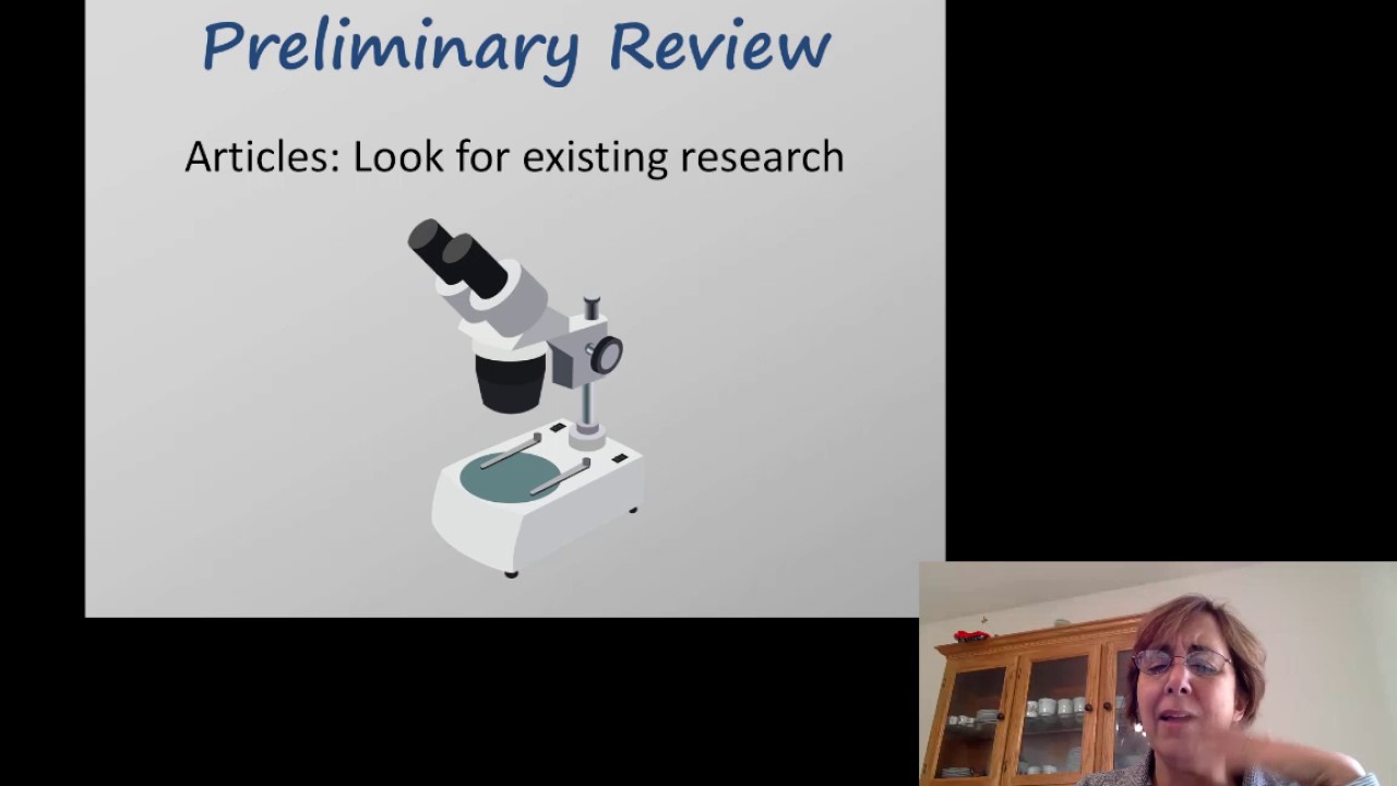 Preliminary Literature Review and Instrument Search