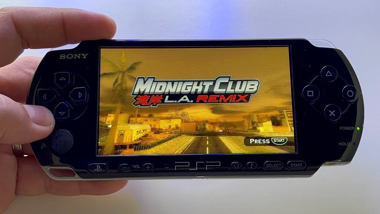 Midnight Club L.A remix | PSP handheld gameplay