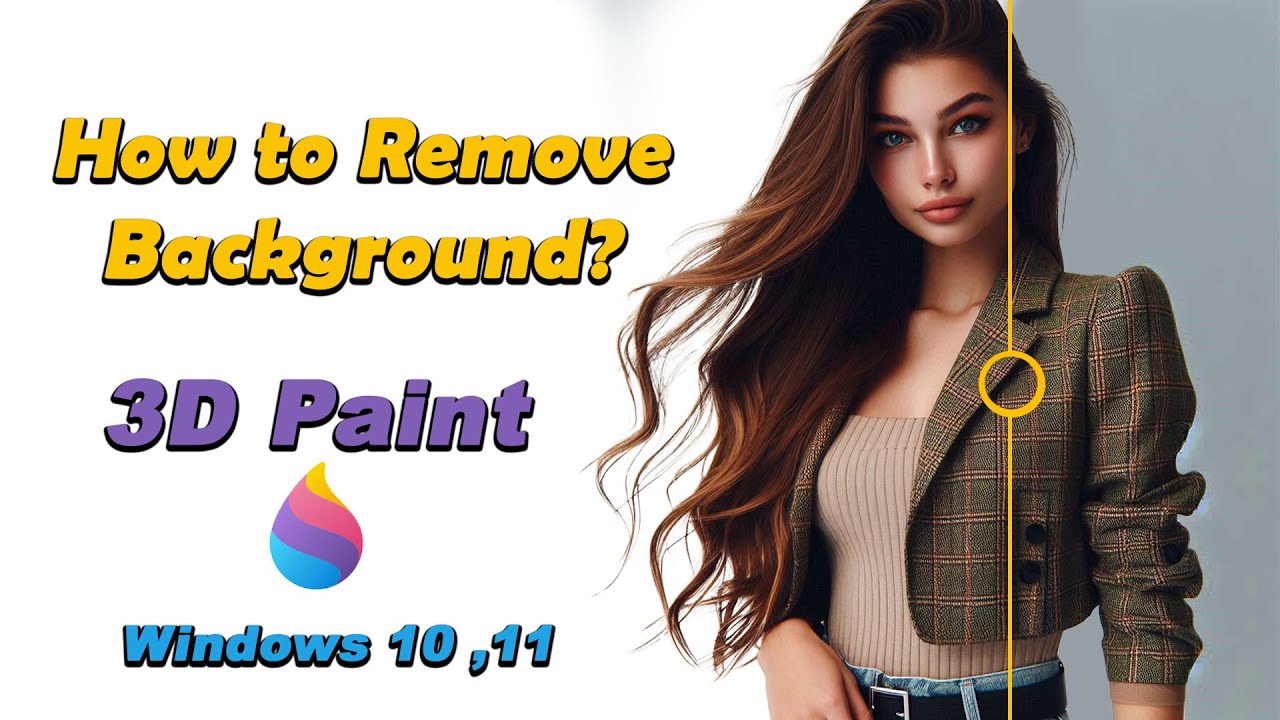 How to make background transparent in 3D Paint? | how to remove background from image in 3d Paint?