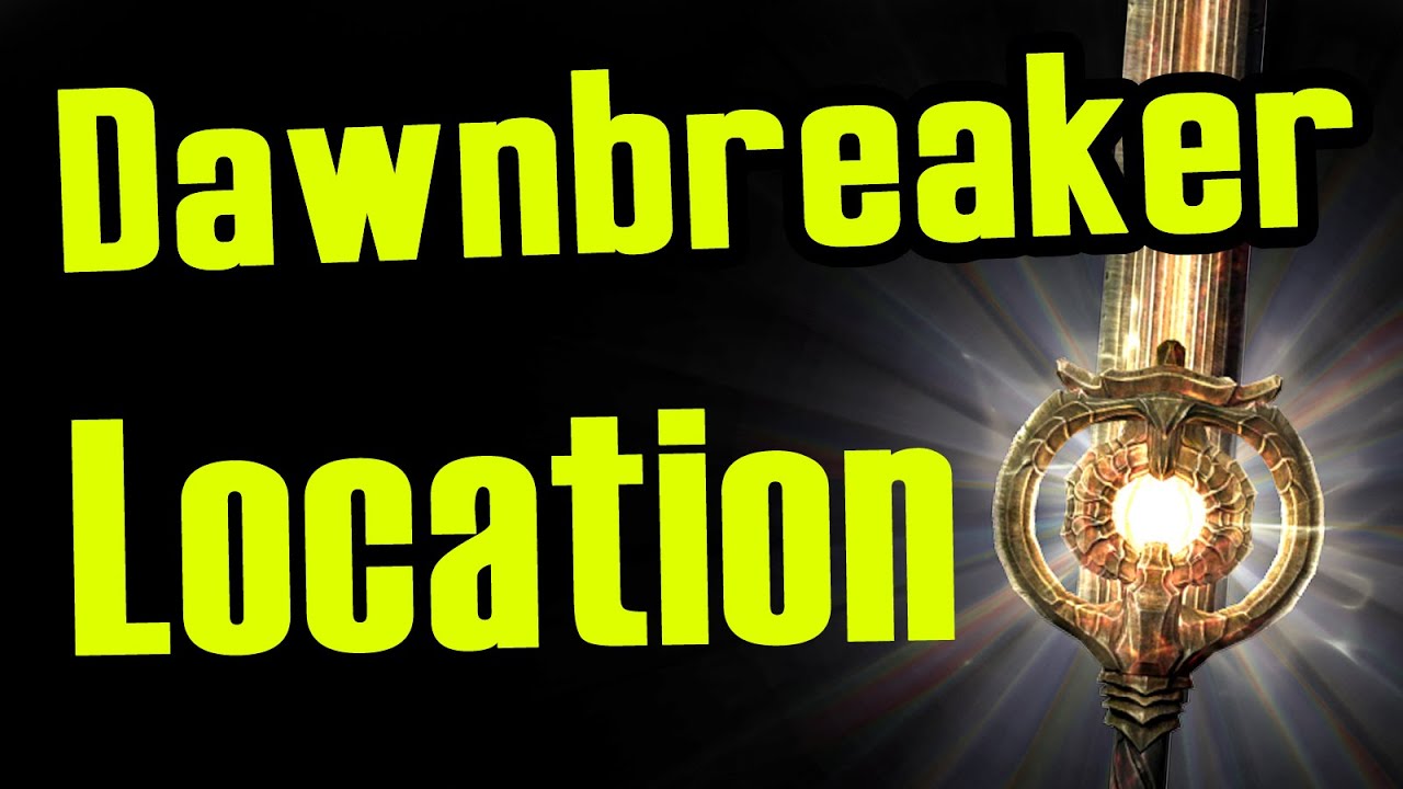 Skyrim: How to get DawnBreaker the Best Unique Sword for killing Undead (Location Tutorial)!