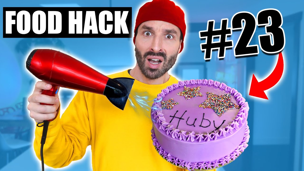 Je teste 30 FOOD HACKS pour faire un gâteau - CARL IS COOKING