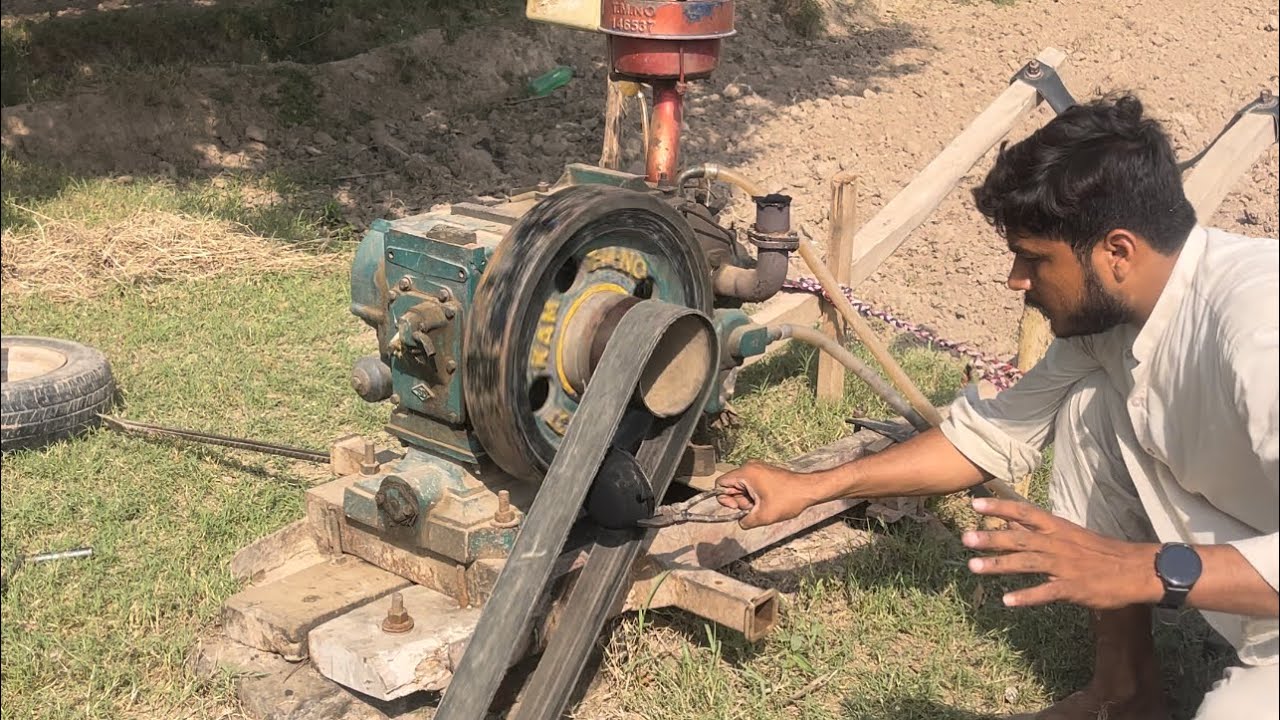 Real village life \old peter diesel ⛽️ engine start up 🆙\