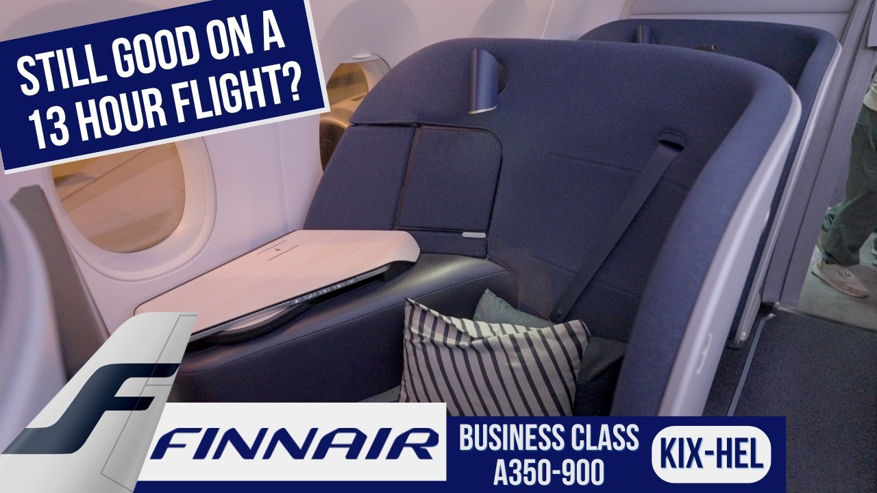 Finnair Business Class A350-900 Review · Osaka - Helsinki
