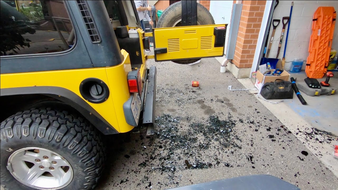 Rear Glass EXPLODED On The Jeep Wrangler TJ.... What Else Can Go Wrong!?