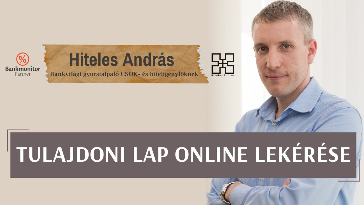 Tulajdoni lap lekérése ügyfélkapun keresztül