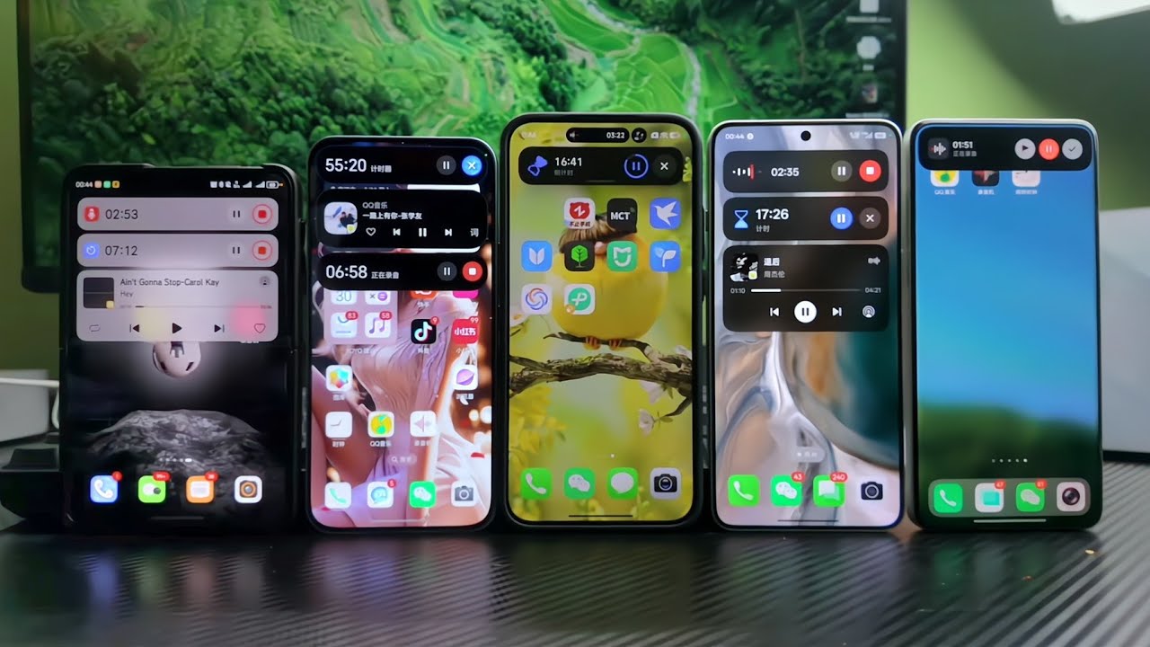 HyperOS 3.0 Vs HarmonyOs 5.1 Vs MagicOs 9.0 Vs ColourOs 15 Vs  Funtouch Os 15 | Dynamic Island !!