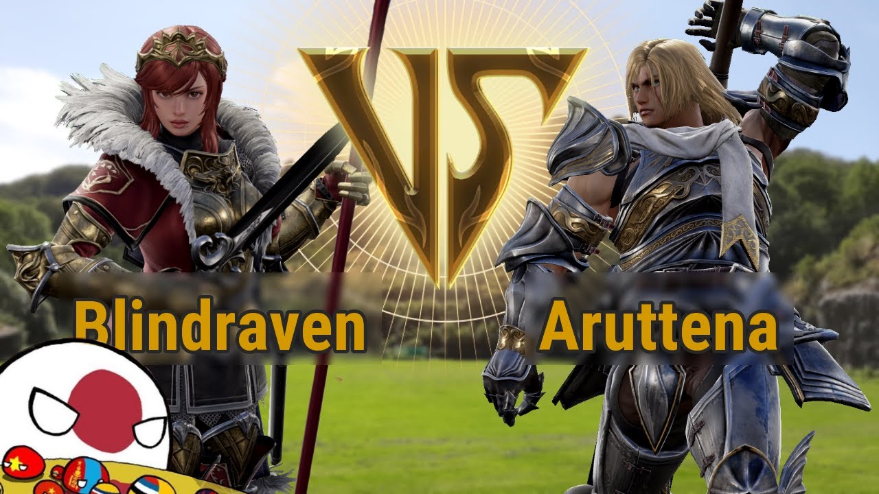 Blindraven (Hilde) VS Aruttena (Siegfried) | Soulcalibur VI