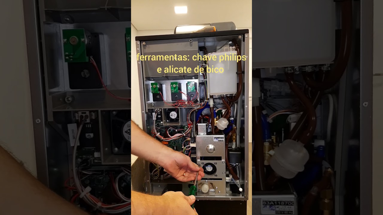 Instalado galão em maquinas Necta Krea e Solista