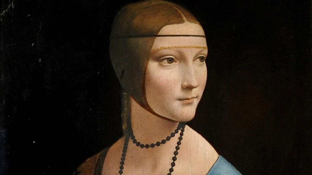 A Dama Com Arminho de  Leonardo da Vinci