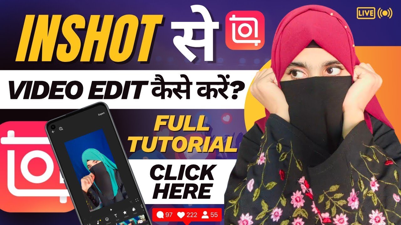 How To Edit Videos Using InShot App | InShot App Full Tutorial In Hindi | Mobile Video Editing📱