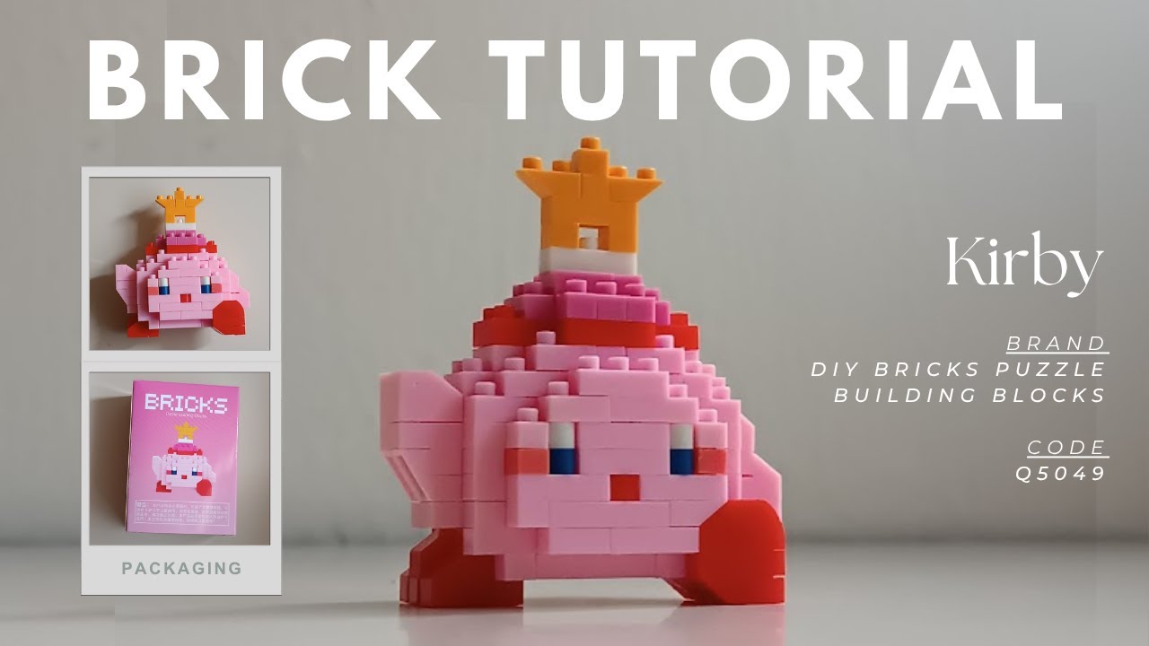 How to Build Kirby | Zhi Duo Pin 智多拼 DIY Bricks Puzzle Building Blocks Q5049