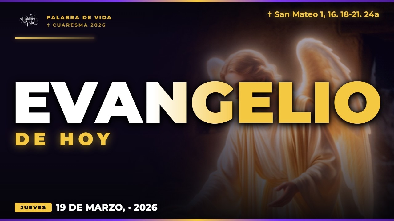 Evangelio de hoy Jueves 19 de Marzo 2026 | Solemnidad de San José 🙏