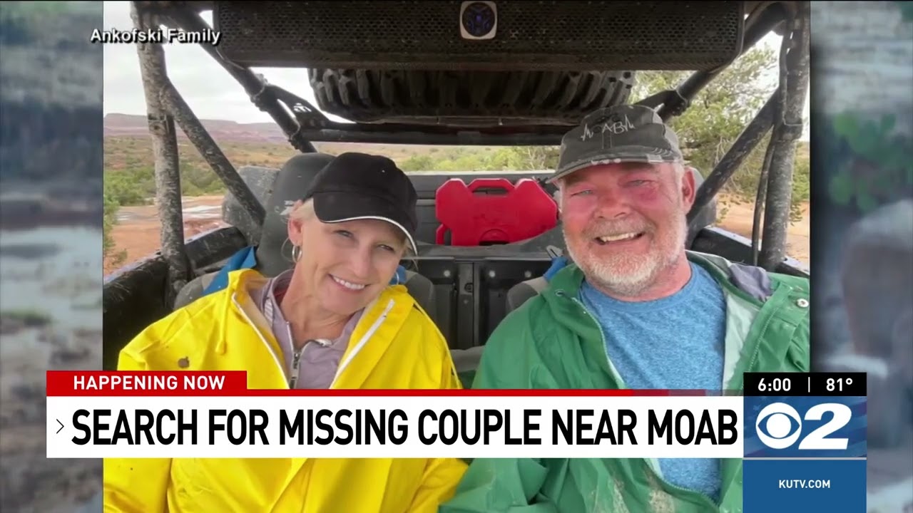Search continues for missing couple in Moab as weather remains an obstacle
