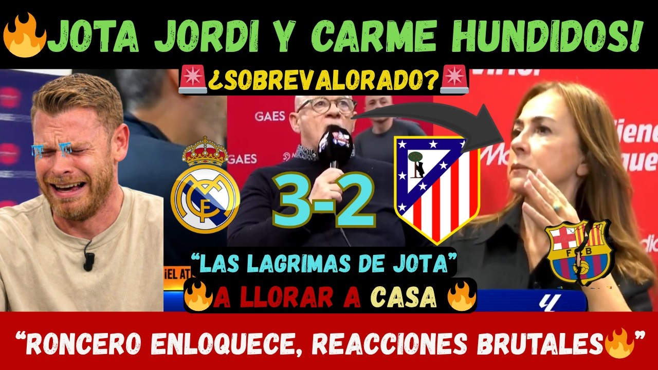 👉 REACCIONES  REAL MADRID VS ATLETICO: RONCERO LOCO  y los CUL&Eacute;S LLORAN 😱 | CHIRINGUITO DE JUGONES 🔥
