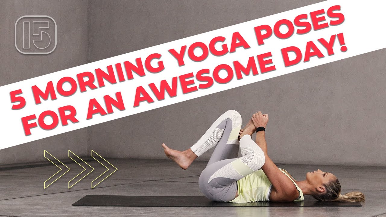 5 поз йоги для утренней практики в постели для отличного дня!