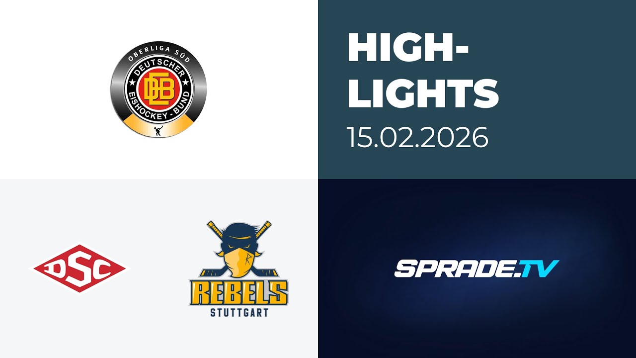 15.02.2026 - Highlights - Deggendorfer SC vs. Stuttgart Rebels