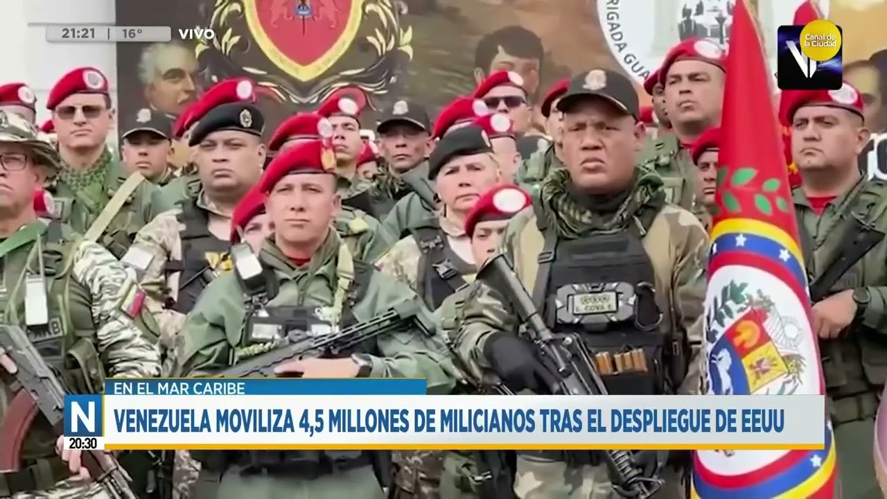 Importante despliegue militar de EEUU en el Mar Caribe │N20:30│ 20-08-25