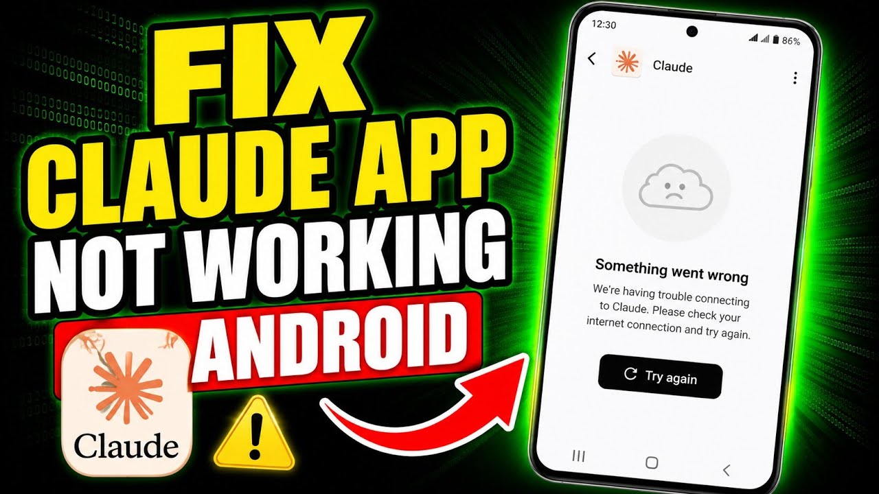 Claude Ai App Not Working & Opening Crashing In Android Phone - (Fixed)