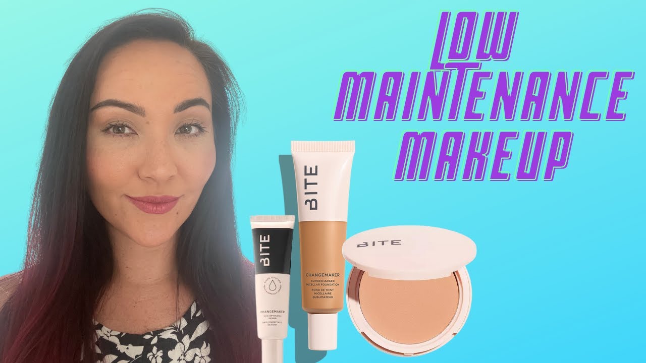 Low Maintenance Look Full Face Tutorial | BITE BEAUTY foundation review
