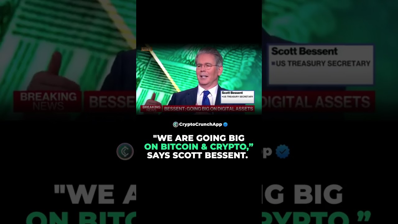 US Treasury Secretary Scott Bessent's Bold Bitcoin and Crypto Predictions | #Bitcoin #Crypto