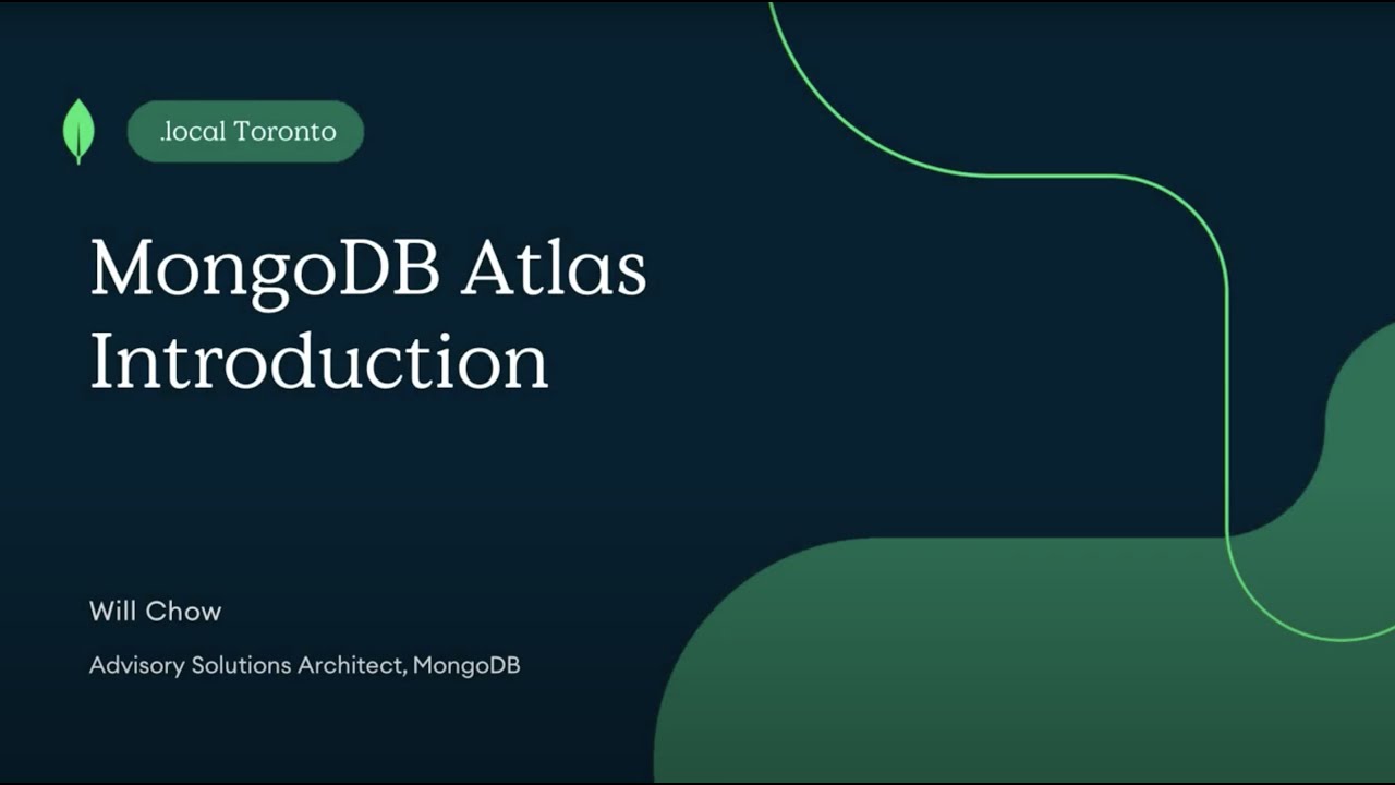 MongoDB Atlas Introduction