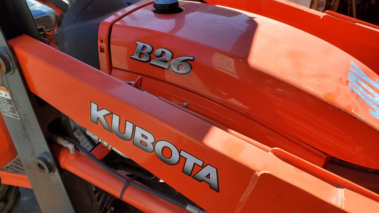 Kabota B26 Safety Switch Fun!