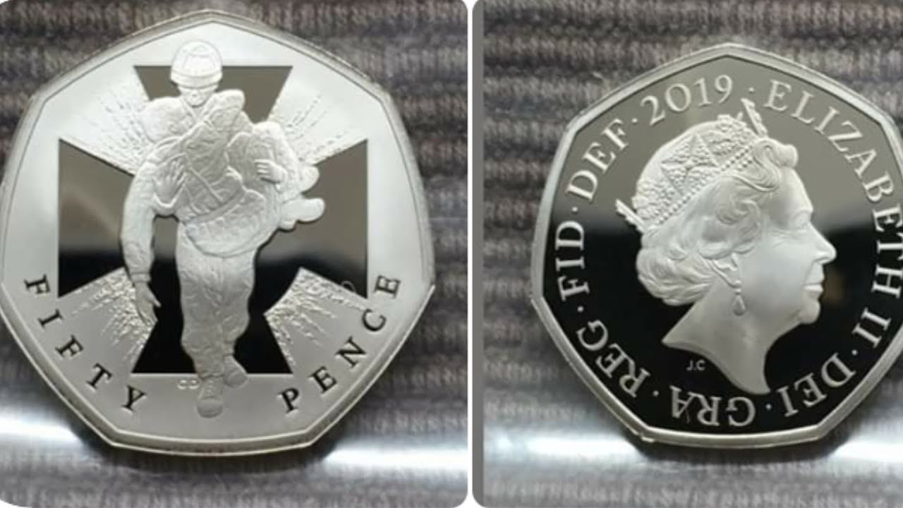UK 2019 VICTORIA CROSS 50p Coin VALUE + REVIEW